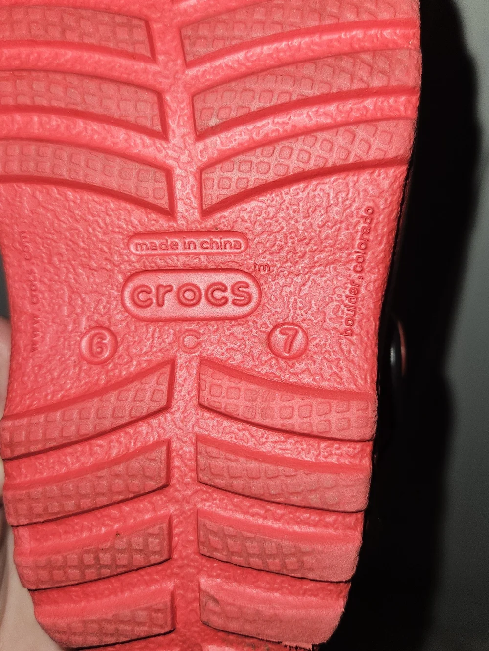 Crocs Kids' Red and White Mickey Snow Clog - Cozy Lined Shoes Size 6/7